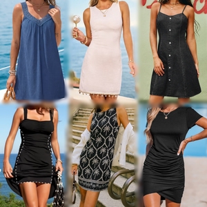 Lote de Vestidos de Verano Surtidos al por Mayor, Excedente de Stock, Paquete Mixto para Mujer, Vestidos Mini de Playa para Reventa - Product Image 5
