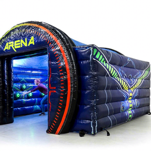 Tienda de juegos inflable con luz led, juego interactivo de arena para carnaval, <span class=keywords><strong>precio</strong></span> al por mayor - Product Image 1