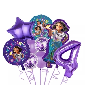 <span class=keywords><strong>Encanto</strong></span> – ensemble de ballons de fête, 32 pouces, violet, chiffres, en aluminium, pour enfants, 1, 2, 3e anniversaire, décoration, Air Globos, nouveau - Product Image 6