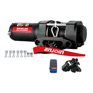 ENJOIN - Cabrestante Eléctrico <span class=keywords><strong>de</strong></span> Acero <span class=keywords><strong>de</strong></span> Alta Resistencia <span class=keywords><strong>de</strong></span> 12 V/24 V y 13500 lb con <span class=keywords><strong>Control</strong></span> <span class=keywords><strong>Remoto</strong></span> para Autos <span class=keywords><strong>4x4</strong></span>, Barcos y Grúas - Product Image 1
