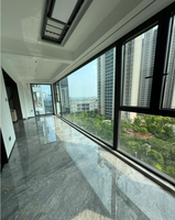 Fenêtre à persiennes en aluminium, double couche, insonorisée, étanche, sur mesure