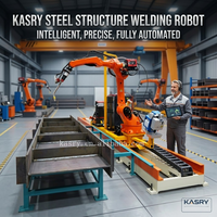 Robot de soudage automatique de structures en acier Kasry avec technologie d'apprentissage libre pour la fabrication haute performance de poutres en H et de poutres en boîte