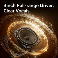 EDIFIER R201T06 Enceintes d'ordinateur 2.1 canaux avec subwoofer 5 pouces, haut-parleurs large bande 3 pouces, 28W RMS, AUX, basses indépendantes, pour PC de bureau