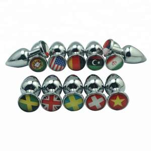 Bouchon <span class=keywords><strong>anal</strong></span> en acier inoxydable avec ornement en cristal étanche IPX7, logo personnalisable, marque OEM, texture lisse, jouet pour adultes - Product Image 6