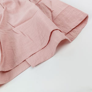 Pinuotu 아기 면 린넨 복고풍 드레스 어린 소녀 단추 원피스 봄 여름 어린이 민소매 주름 훈제 드레스 - Product Image 4