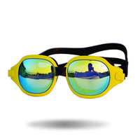 Lunettes de natation pour adultes, revêtement anti-buée, anti-UV, style aviateur, vision grand angle, étanches, Gafas De Natacion pour l'entraînement