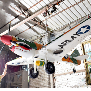 โมเดลเครื่องบินสองปีกเหล็ก<span class=keywords><strong>ส</strong></span>ไตล์ลอฟท์อุต<span class=keywords><strong>ส</strong></span>าหกรรมแบบเรโทร<span class=keywords><strong>ส</strong></span>ั่งทำพิเศษ<span class=keywords><strong>ส</strong></span>ำหรับตกแต่งเพดานและตกแต่งห้องนั่งเล่น - Product Image 6