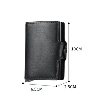 <span class=keywords><strong>Portacarte</strong></span> Pop-Up da <span class=keywords><strong>Uomo</strong></span> Minibook con Logo Personalizzato in Fibra di Carbonio, Anti-RFID, Grande Capacità, <span class=keywords><strong>Portafoglio</strong></span> a Doppio Strato - Product Image 6