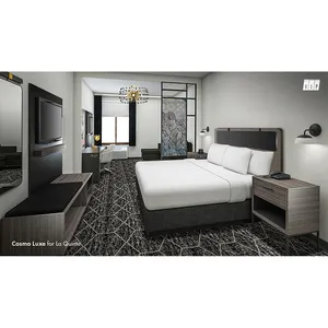 New Design Cusmo Luxe La Quinta Hotel Furniture Custom Made Sophisticated Modern Hotel Bedroom Sets