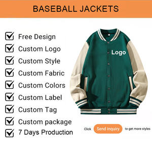 Fabbrica all'ingrosso giacche da Baseball personalizzate da <span class=keywords><strong>uomo</strong></span> e da donna ricamate stile Campus felpe adatte per uomini e donne - Product Image 3