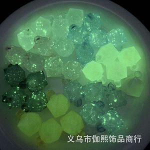 Perles pendantes en acrylique givré, effet nuit étoilée, pour bricolage, accessoires d'ornement de voiture, fournitures artisanales - Product Image 2