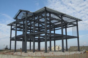 Bâtiment commercial en structure d'acier préfabriquée, bureau, centre commercial, hôtel, solution de conception personnalisée, marque SYLY, garantie 1 an - Product Image 6