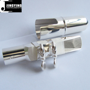 2024 Jingying Musique Saxophone Accessoires, Cuivre De Haute Qualité Plaqué Argent Saxophone Embouchure Soprano/Ténor/Alto Sax Embouchure - Product Image 2