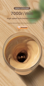 Wholesale Self Stirring Mug, <b>Protein</b> Powder Milkshake Shaker <b>Bottle</b> Charging Cup with ScaleWater Free - Product Image 4
