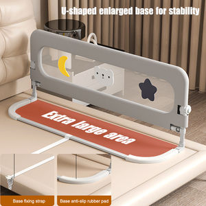 Bedrail Có Thể Điều Chỉnh Chống-Rơi Bảo Vệ Giường Hàng Rào Dọc Nâng Trẻ Em An Toàn Bên Bảo Vệ Giường Đường Ray Cho Bé - Product Image 2