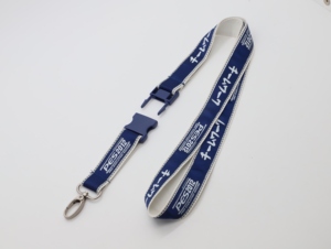 Custom Promotional Polyester Breakaway Teacher Lanyard Double Layer Print College Football ID Card Holder Lanyards - Product Image 4