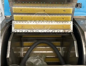 Mesin cuci sepatu besi tahan karat otomatis komersial baru listrik 15-20 pasang kapasitas Hotel pencuci sepatu besar - Product Image 4