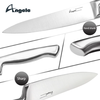 Ensemble de couteaux de chef en acier inoxydable personnalisables de la meilleure qualité Outils de cuisine en métal pour usage domestique