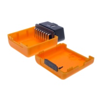 Auto mâle 12V 16 broches à angle droit OBD2 connecteur PCB avec boîtier en plastique outils de Diagnostic