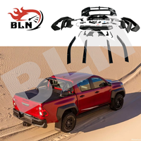 Kit carrosserie complet ABS pour Toyota Hilux Revo Rocco 2020-2022, mise à niveau vers le look GR Sport Pickup 2023, pièces de modification