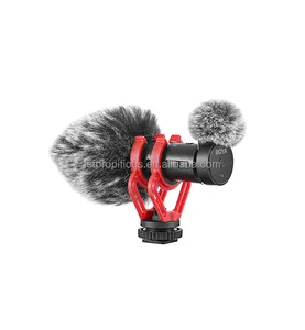 BY-MM1W sans fil cardioïde fusil de chasse sans fil/filaire Microphone pour iPhone Android Smartphone Canon Nikon DSLR caméras enregistrement