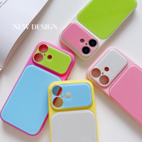 Coque de protection colorée et tendance en acrylique et TPU pour objectif d'appareil photo, transformant instantanément votre iPhone 17 Pro Max