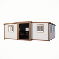 Bungalow d'hôtel modulaire isolé de haute qualité chinois préfabriqué pour usage domestique 1 - 12 ensembles