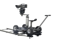 NSH Quad Dolly Aluminium Push the Mobile Slider Dolly Équipement de film de piste de haute qualité Caméra Flexible Universal Move Filming