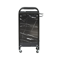 Chariot de Salon Spécial Coiffeur Easy Clean, Meuble à Outils, Chariot de Salon