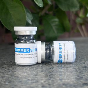 Suero de péptido de cobre profesional 5ml esencia en polvo congelada para la reparación de la piel suero <span class=keywords><strong>Facial</strong></span> antienvejecimiento GHK-Cu Etiqueta Privada - Product Image 1