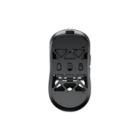 Ratón para Juegos Ergonómico Ligero con Sensor Óptico PAW3395 de 6 Botones para Diestros, USB Tipo-C, Inalámbrico de 2.4GHz para Triple Juego