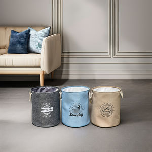 Cesto per <span class=keywords><strong>biancheria</strong></span> in cotone pieghevole di alta qualità per giocattoli per bambini e vestiti sporchi <span class=keywords><strong>Design</strong></span> elegante cesto della <span class=keywords><strong>biancheria</strong></span> - Product Image 1
