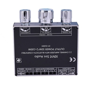 XY-E100H Xinyi E100H โมดูลบอร์ดเครื่องขยายเสียง 2.1 แชนแนล BT พร้อมระบบเสียงเบสและเสียงแหลม TPA3116 - Product Image 1