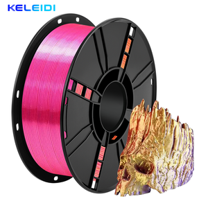 KELEIDI 3D Printer 1.75mm 3D Printed Filament PLA Silk Color <strong>Doublecolor</strong> 1KG High-speed Printing Cable Neat Arrangement - Product Image 1