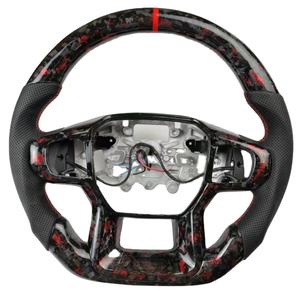 <span class=keywords><strong>พวงมาลัย</strong></span>คาร์บอนไฟเบอร์แท้ <span class=keywords><strong>D</strong></span>-Shape ยี่ห้อ DINGNUO สำหรับรุ่น Raptor Sports แบบ 3 ก้าน ขนาดด้ามจับ 35 มม. วัสดุหนัง - Product Image 2