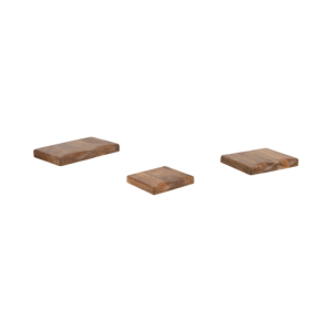 Estante Flotante Rectangular de Madera de Mango para Montar en la Pared, Organizador de Almacenamiento para Sala de Estar, Oficina, Entrada, Decoración - Product Image 2