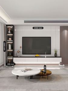 Whole House Customization Wall Mounted <b>Tv</b> Unit Cabinet Modern Design Wall Unit <b>Tv</b> Cabinet with <b>Fireplace</b> Livingroom Furniture - Product Image 2