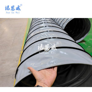 Tubes en plastique flexibles industriels en spirale de conduit d'air de PVC de 100mm-1500mm pour le système de pelletisation de la poussière - Product Image 3