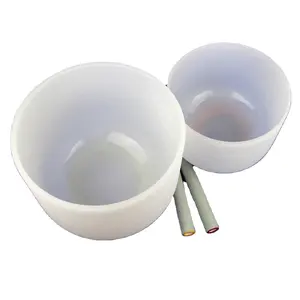 Original Classic Frosted Crystal Singing Bowl Set