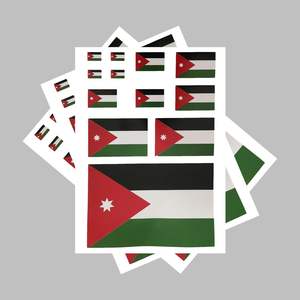 Venta al por Mayor de Gorras de Béisbol, Bufandas y Camisetas con la Bandera de Jordania para Fanáticos del Fútbol, Ideales para Eventos Deportivos - Product Image 6