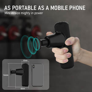 Mini pistola de masaje portátil de mano, percusión silenciosa, pequeño masajeador de viaje para todo el cuerpo, tejido profundo, alivio del dolor de espalda muscular - Product Image 3