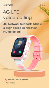 Maxtop tùy chỉnh trẻ em cảm ứng mới thể dục thể thao Tracker cuộc gọi video GPS trẻ em xem IP67 trẻ em thông minh đồng hồ - Product Image 4
