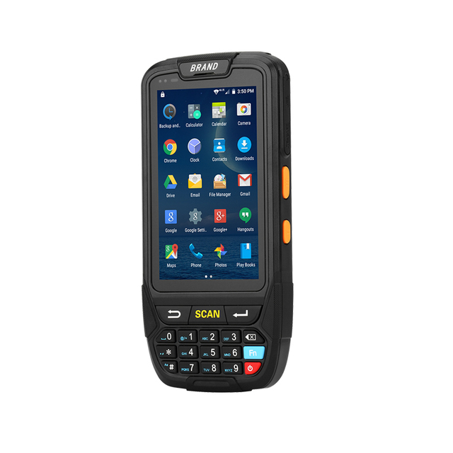 Custom logo Branded Industrial Inventory Android 7.0 Handheld 2D Barcode Scanner PDA