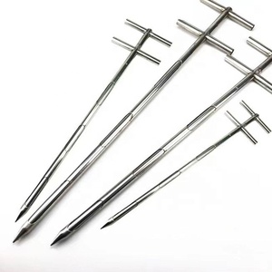 Lance d'échantillonnage de céréales multi-zones à 3 fentes en acier inoxydable pour l'inspection des silos et des camions, trieuse de céréales de qualité alimentaire - Product Image 3