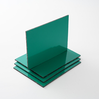 Panneaux composites en aluminium écologiques modernes, ignifuges, double face PVDF, Alucobond, pour revêtement mural extérieur, 3 mm, 4 mm, 5 mm