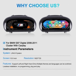 Navihua LCD Digital Cluster LCD Dashboard Virtual Cockpit <b>Speedometer</b> <b>for</b> BMW E87 2006-2011 Auto Instrument Cluster Odometer - Product Image 6