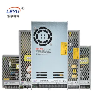 แหล่งจ่ายไฟแบบเดี่ยวสำหรับอุตสาหกรรม LRS 15W 50W 60W 100W 146W 200W 250W 350W 500W 12V 24V 48V AC DC SMPS
