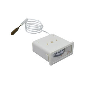 Thermomètre capillaire pour congélateur commercial, boîtier en plastique de 58 mm avec contact en alliage cuivre-argent, protection contre la surchauffe - Product Image 1