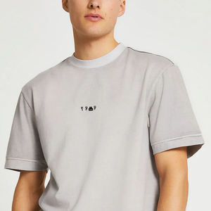 Ventes en gros de tenues 100% coton, épaisses et lourdes, 210 g/m², <span class=keywords><strong>cargo</strong></span>, t-shirt personnalisé <span class=keywords><strong>avec</strong></span> short pour hommes - Product Image 4