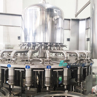 Machine de remplissage automatique de jus 4000BPH 6000BPH pour ligne de production de jus de fruits en bouteille PET de 500 ml
